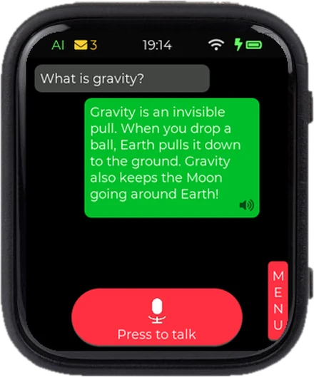 Explain me: What is gravity? Génie answers in simple words